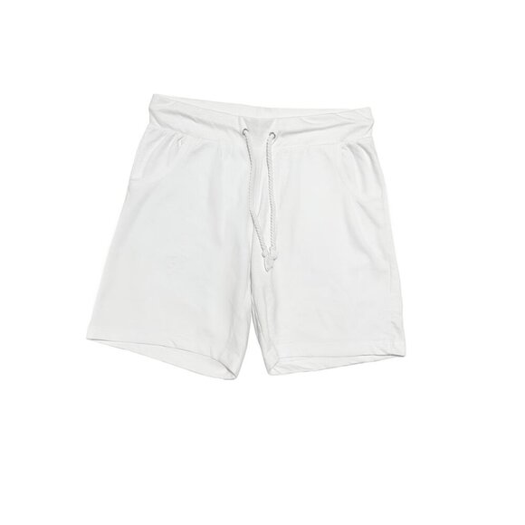 mySTYLE Women's Seasonal French Terry Basic Bermuda Shorts Brilliant White - Picture 3 of 5